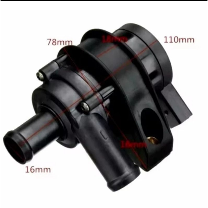 Universal EWP Electric Water Pump Radiator Mobil - Motor 12V DC UNIVERSAL