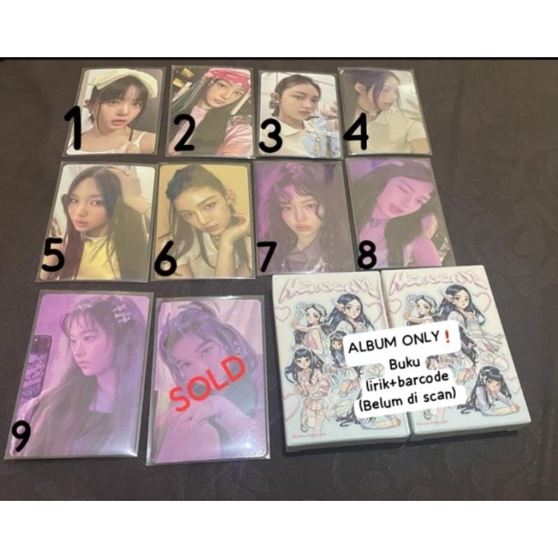 ❗[Ready Stock] WTS Photocard Newjeans Get up A ver, Hanni pita only 55K ❗(BACA DESK)