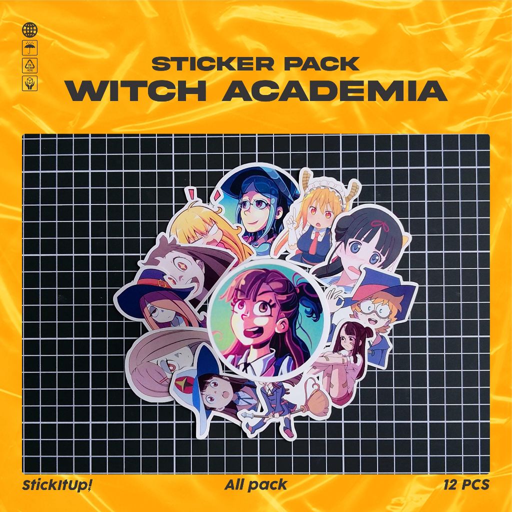 

COD✨ StickItUp Stiker Pack Anime Little Witch Academia Lucu Colorfull Keren Untuk Koper Laptop Skateboard