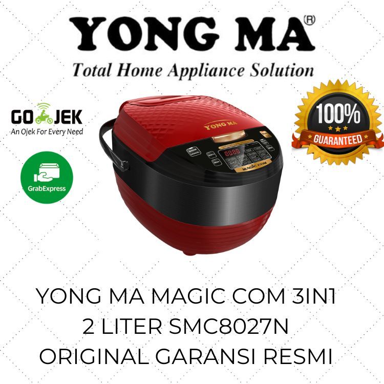 Yong Ma Magic Com Digital 2 Liter SMC 8027N / Rice Cooker Murah / Mejikom Yongma Mejicom Besar Murah