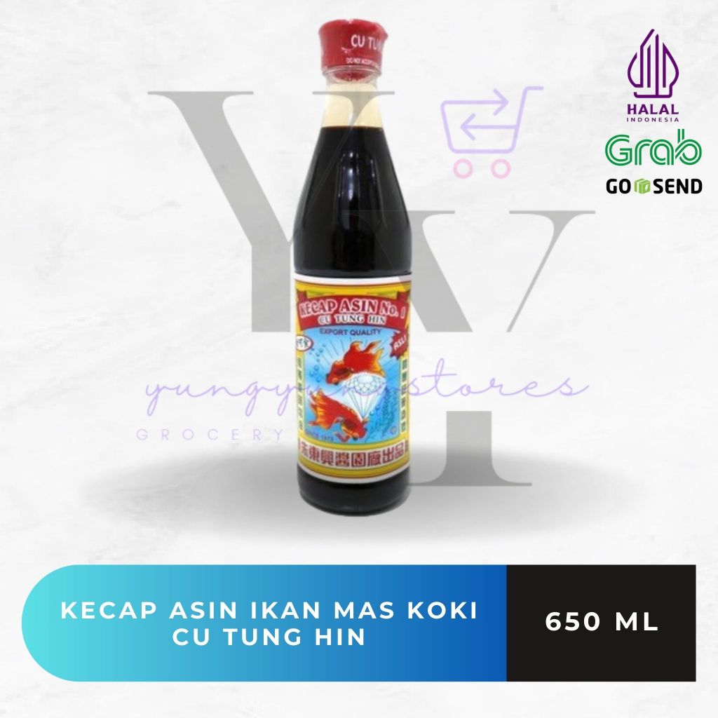 

Kecap Asin Cap Ikan Mas Koki Cu Tung Hin 650 ml