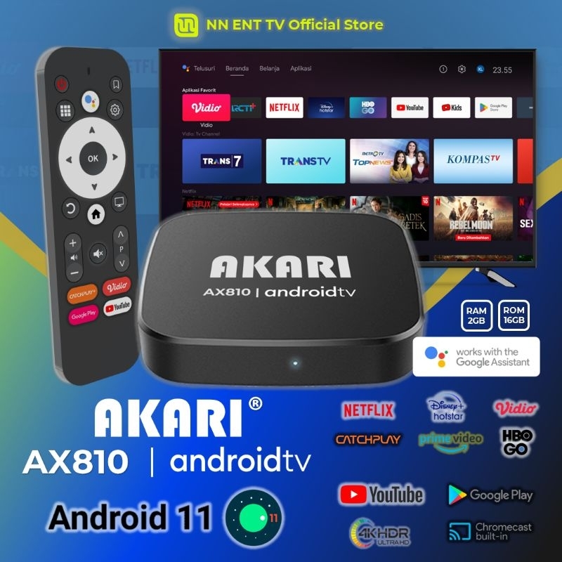 ANDROID TV BOX AKARI AX810 ANDROID 11