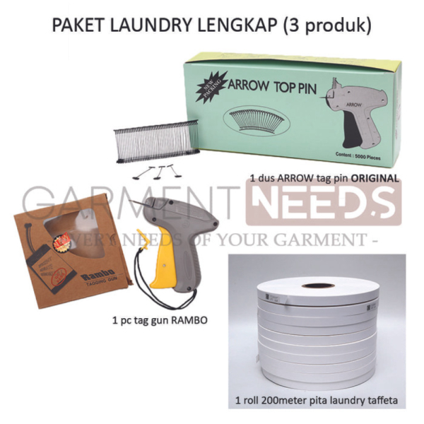 

Promo Paket Laundry Alat tembak Tag gun Tag pin Pita label penanda Limited