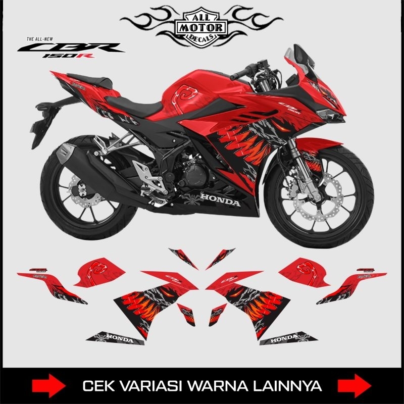 Decal Stiker Cbr 150r New K45r Livery Antivenom / Striping Honda Cbr150r New 2021, 2022, 2023, 2024 
