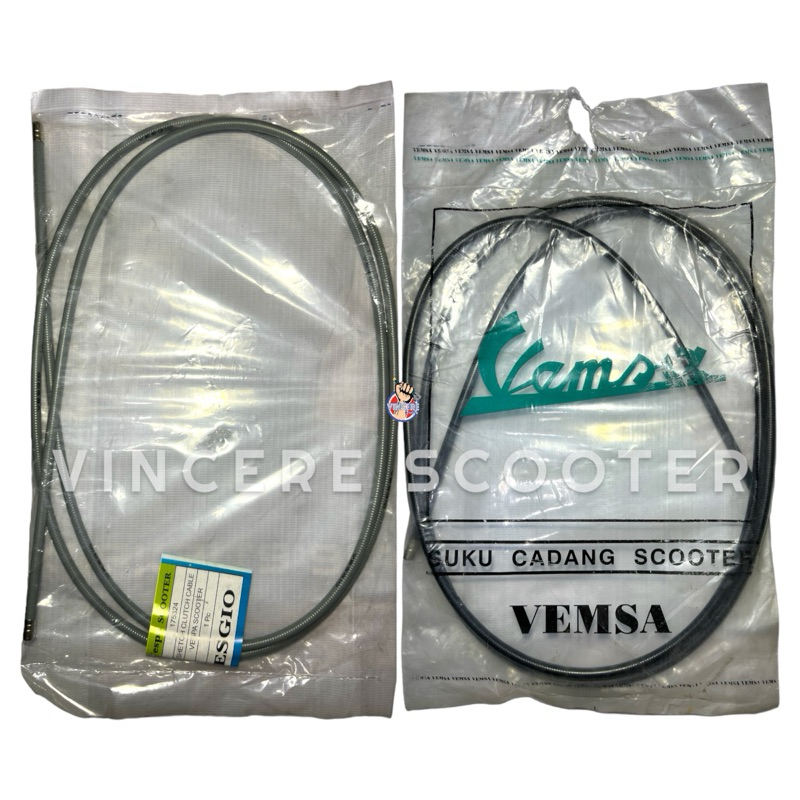 Tali Kabel Luar Vesgio Vemsa Gas Gigi Kopling Rem Vespa