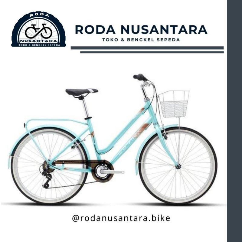 Sepeda Mini Keranjang City Bike 26 Inch Polygon Lovina