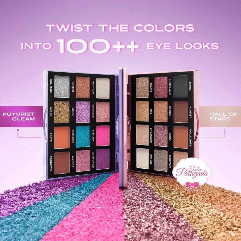 [BISA COD] Make Over Powerstay Eye Palette - Palette Eyeshadow Make Over - Make Over Eyeshadow