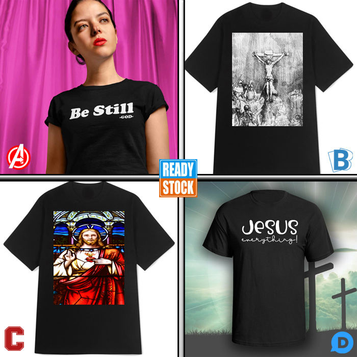 Kaos Jesus Everything Tshirt 100% Cotton