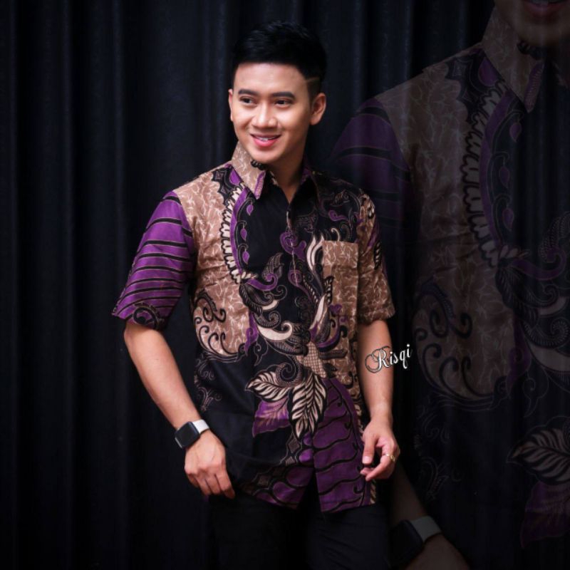 Hem Batik Dewasa Setelan Batik Atasan Batik Motif Sangkuriang