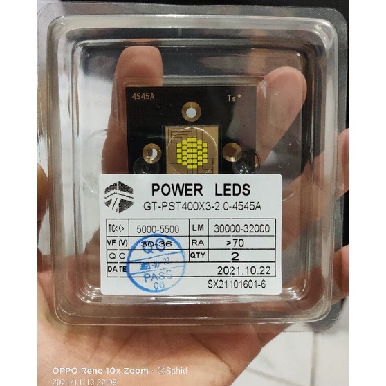 Chips LED Emmiter Emitter GT OSRAM 6watt 75watt 12watt Projector Getian wattnya real 6w 9w 12w Upgra