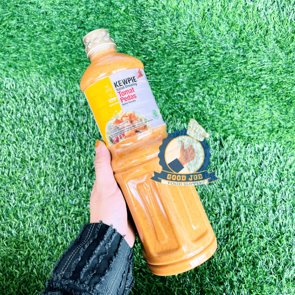 

KEWPIE Salad Dressing Spicy Tomato 1 liter │ Saus Salad Tomat Pedas
