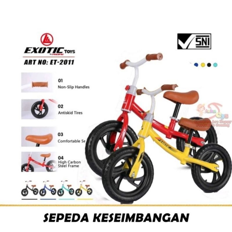 Sepeda Balance Bike Anak exotic Et-2011/SEPEDA MURAH/SEPEDA EXOTIC/SEPEDA ANAK