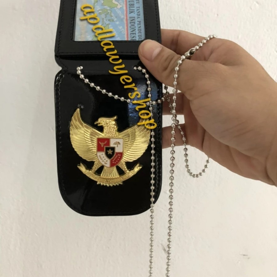 

Name Tag Id Card Dompet Kalung Lenaca KTA GARUDA RI Glossy PREMIUM