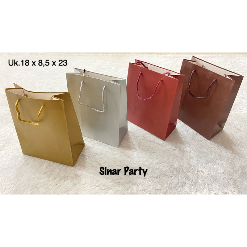 Paper Bag Polos Ukuran Kecil