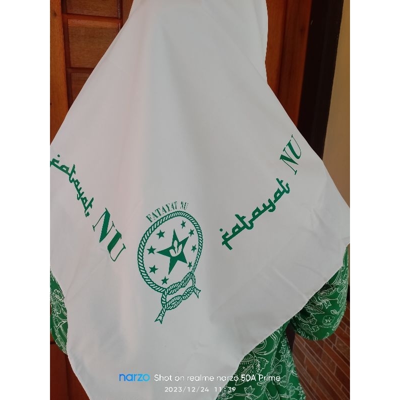 Kerudung Fatayat Nu /Hijab Fatayat terbaru /kerudung segiempat