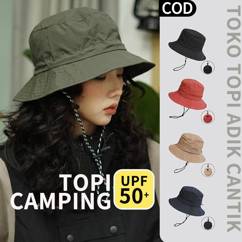 topi rimba consina topi dewasa wanita topi pantai wanita topi gunung pria topi visor lipat  topi out