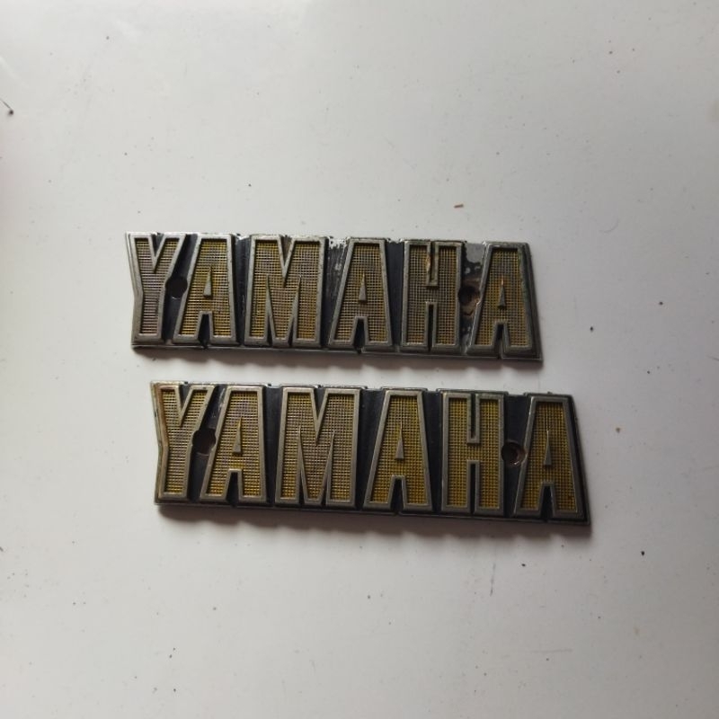 emblem tangki original Yamaha rx100 pnp rx125 rxk 135 lambang tangki