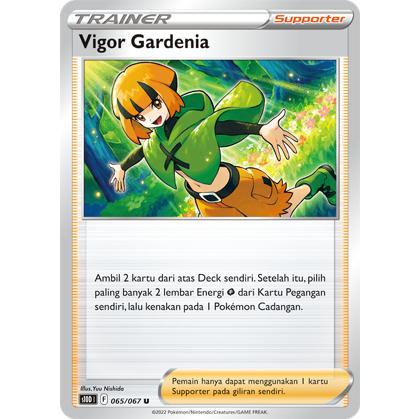 POKEMON TCG INDONESIA VIGOR GARDENIA S10D 065/067