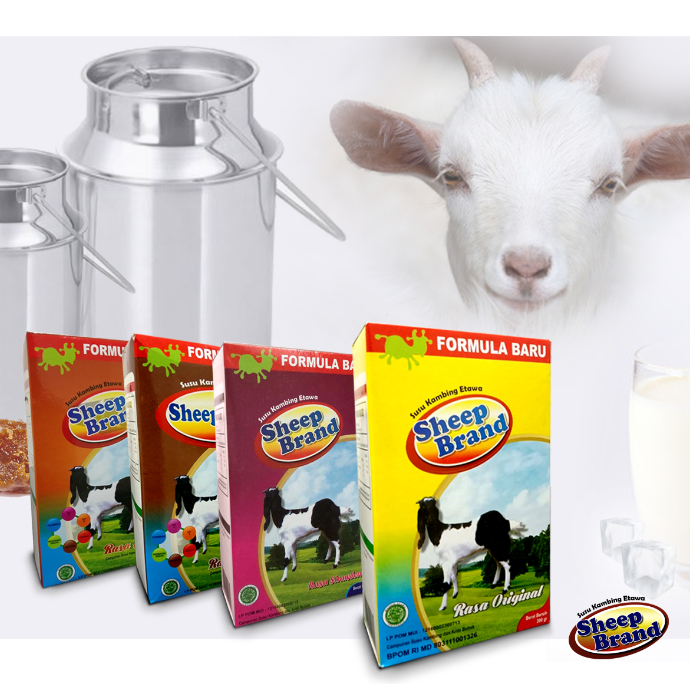 

Susu Kambing Etawa 200 gr sheepbrand sumber vit d vit e dan fosfor