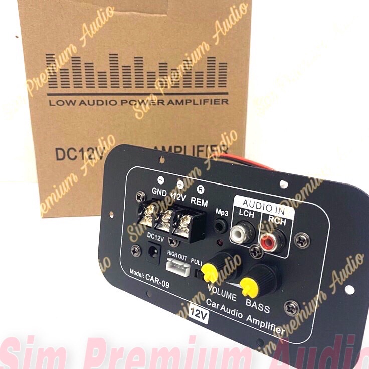 Power Kit Mesin Car9 Mini 12 Volt Basstube Subwoofer Mobil Car 9 BARU  BISA COD  t Kemasan Baru Mura