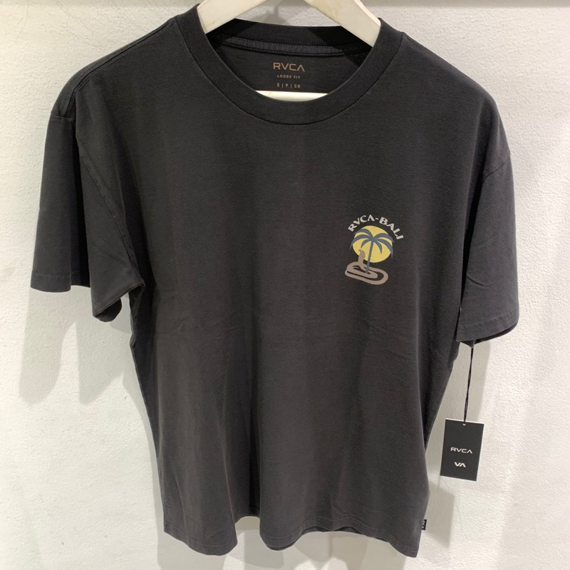 BAJU KAOS PRIA RVCA ORIGINAL BALI PALM SS TEE