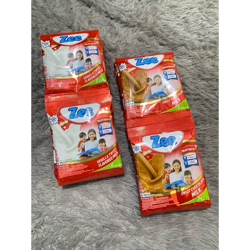 

susu bubuk zee Vanilla dan coklat 38gr 10pcs