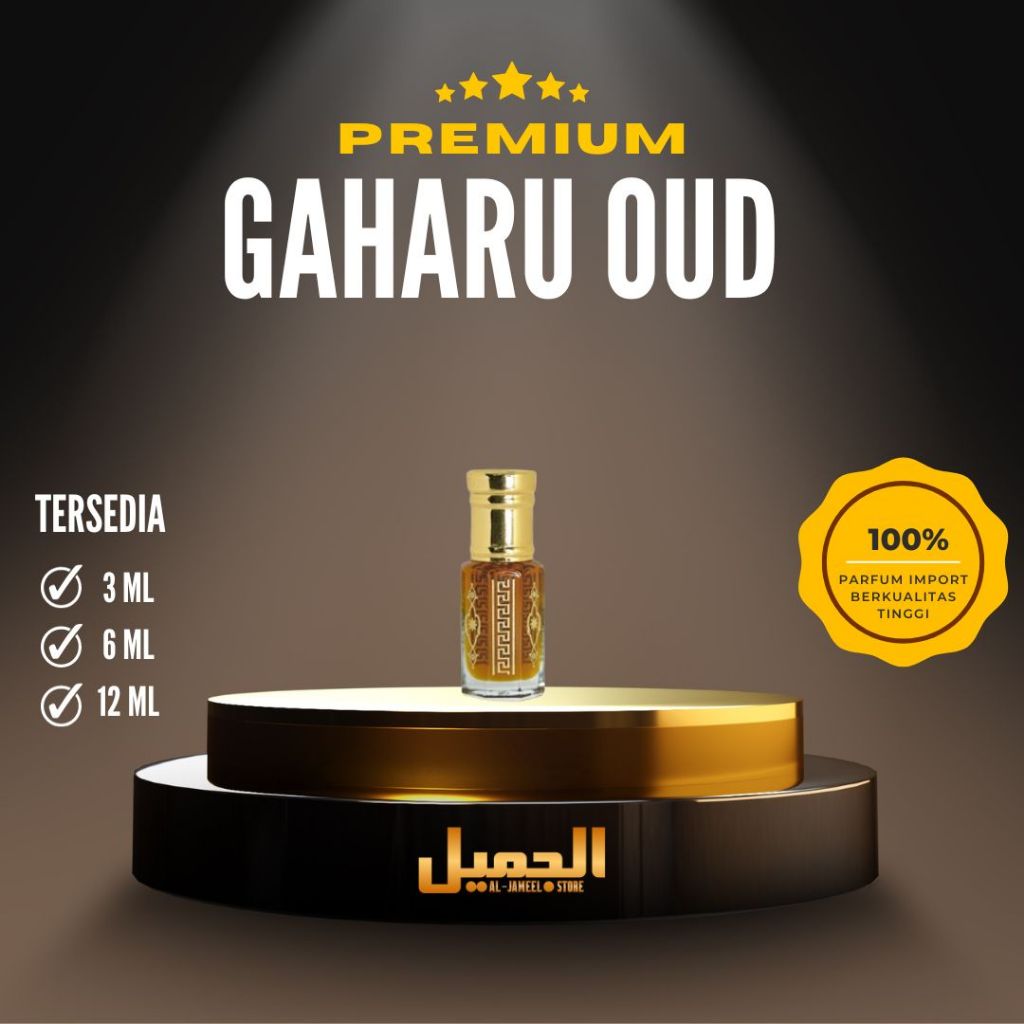 Original Gaharu Parfume Premium Quality & Alcohol Free | Minyak Wangi Gaharu