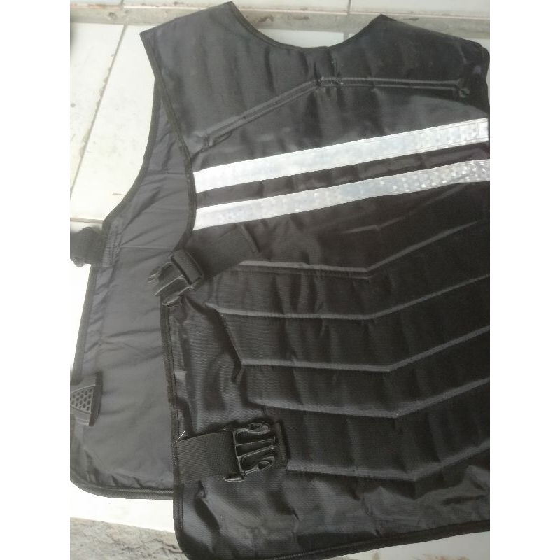 Rompi Reebok/Rompi Motor Army Hitam Polos