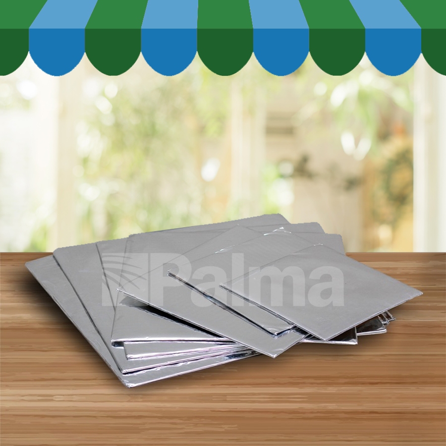 ALAS KUE TART KARTON SILVER KOTAK