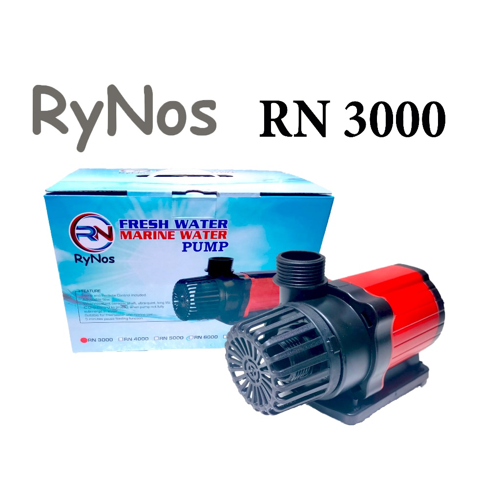WATER PUMP RYNOS RN 3000 LPH POMPA CELUP SIRKULASI KOLAM IKAN KOI