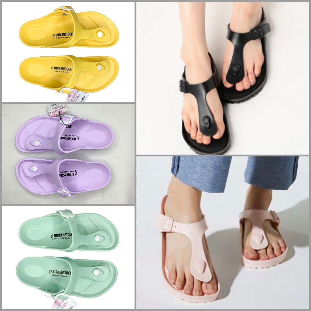 Sandal Jepit Wanita Model Birken Skechers Simple Anti Slip Terbaru Import