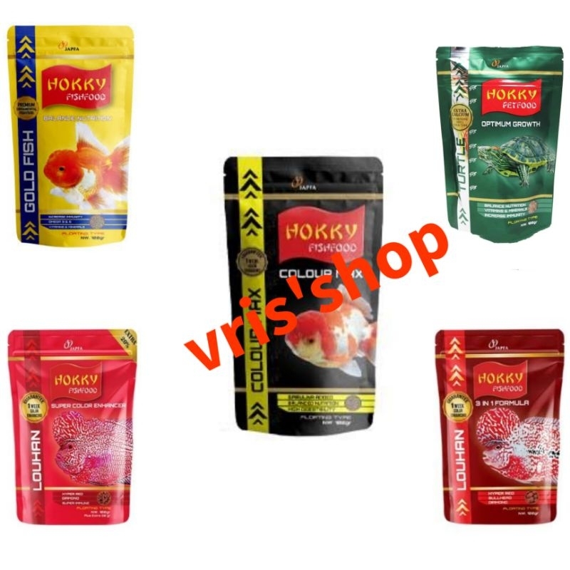 hokky 3in1 louhan,hokky super color, hokky turtle food,hokky color max