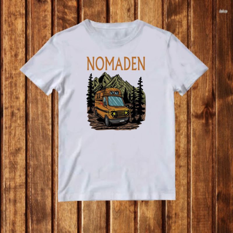 KAOS STANDAR DISTRO BAHAN PREMIUM - MOTIF NOMADEN