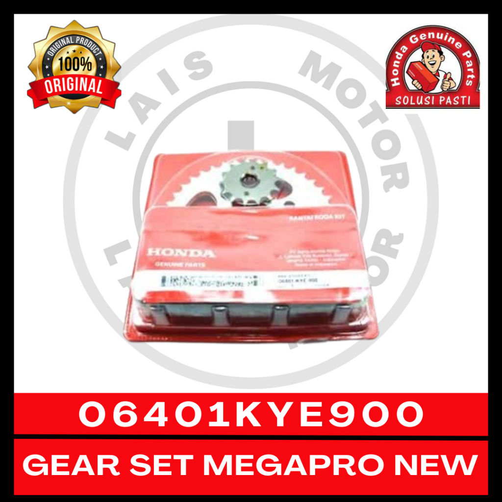 Gear Set KYE Megapro New 06401KYE900 ORI AHM