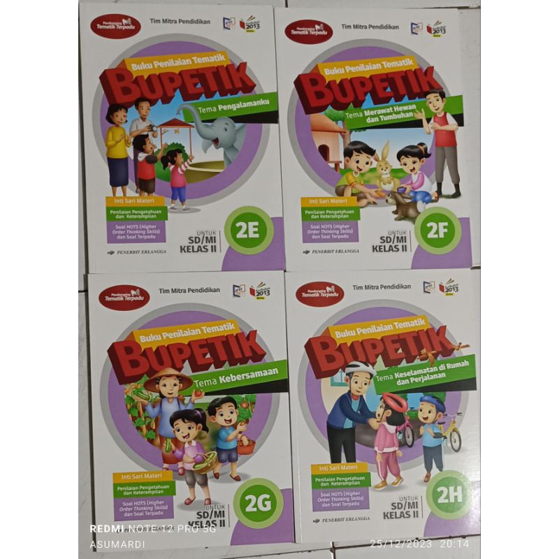 BUPETIK 2EFGH Kelas 2 SD/MI K13 REVISI