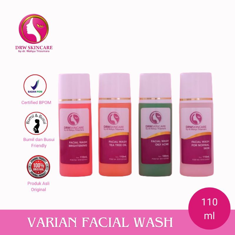 DRW Skincare Facial Wash /Sabun Wajah DRW Skincare/Sabun Anti Acne/Sabun kulit normal/Sabun Jerawat/