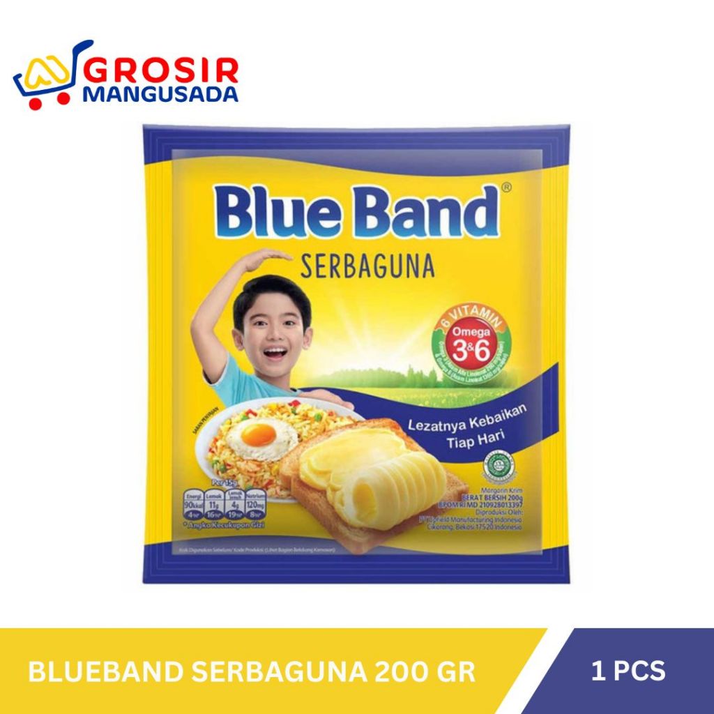 

Blue Band Serbaguna Margarine Sachet 200gr