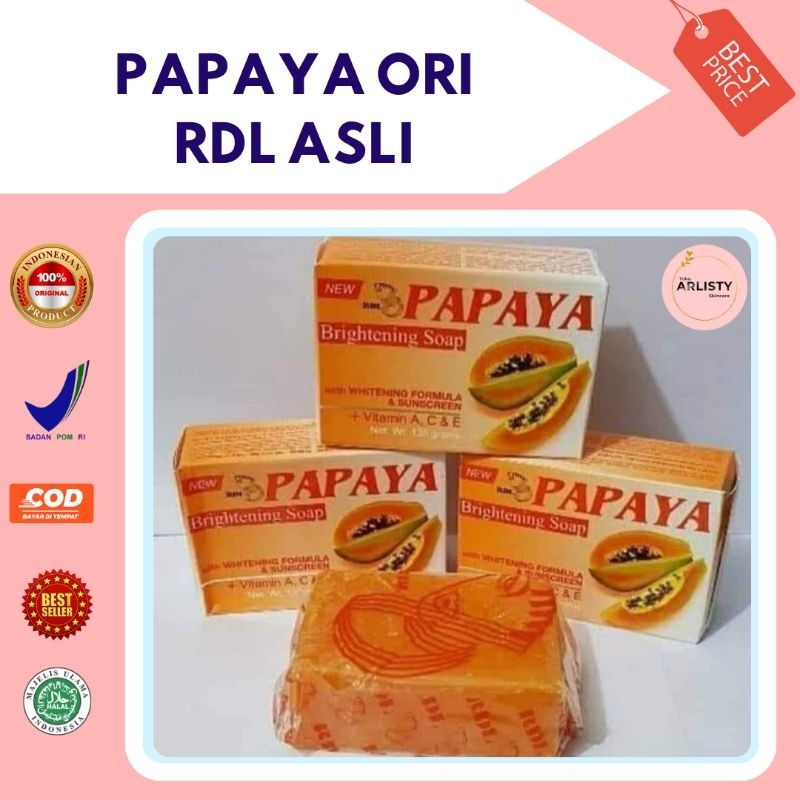 sabun Rdl papaya ORIGINAL PAPAYA RDL