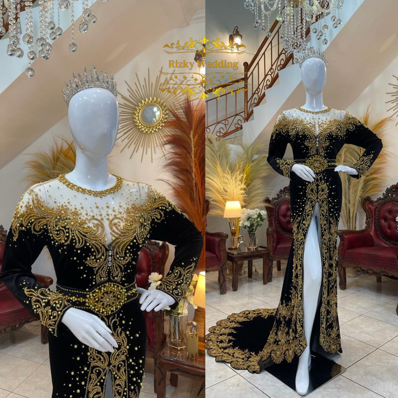 Kebaya Bludru | Kebaya bludru hitam | Kebaya bludru pengantin