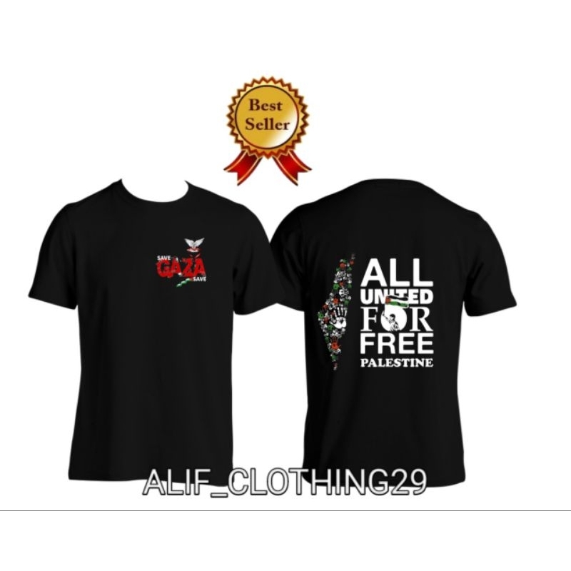 KAOS KEREN PALESTINA | BAJU NYAMAN DI PAKAI BISA CUSTOM