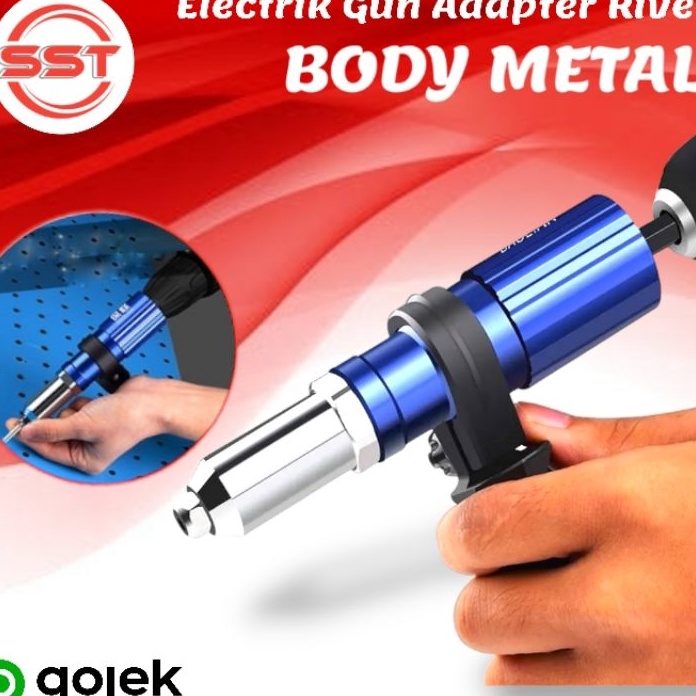 Segera Dapatkan Adaptor Tang RipetRivet AdapterPaku RipetBaja Ringan BESTTOOLS