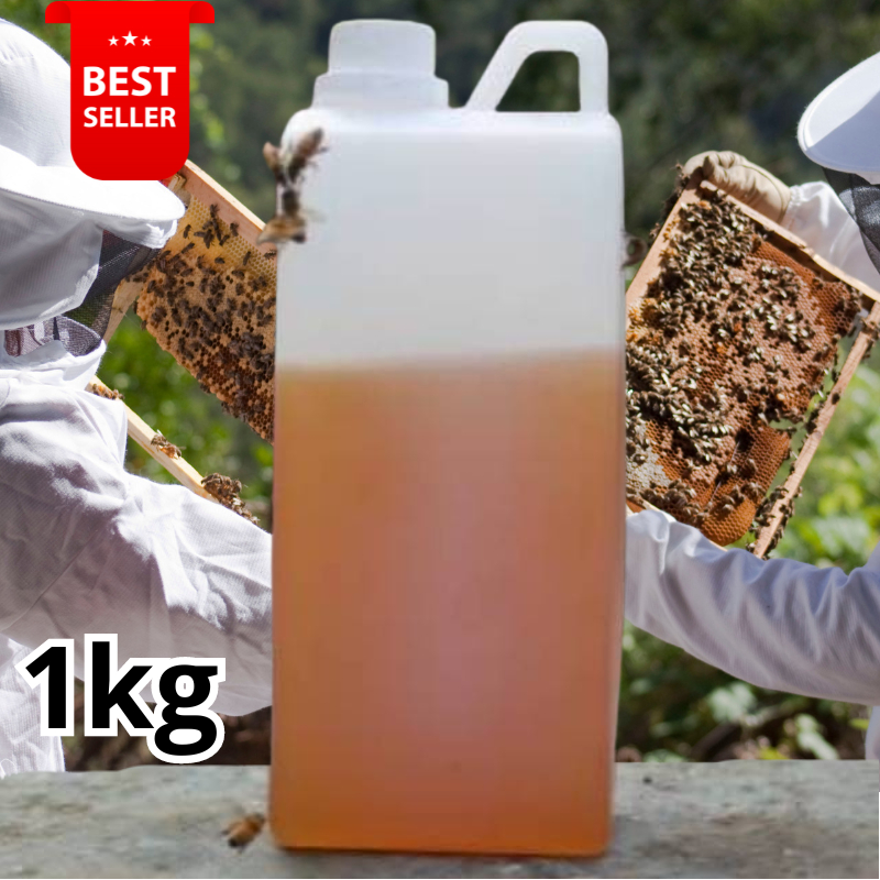 

( 1kg ) Madu Asli Murni 100% Nektar Bunga - Row Honey - Madu Murni