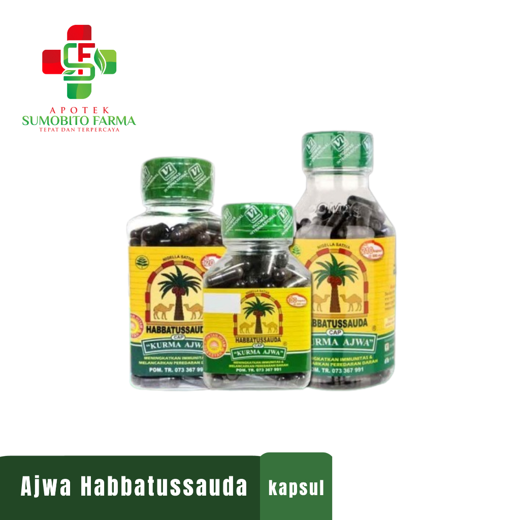 Ajwa Habbatussauda//jinten hitam kapsul