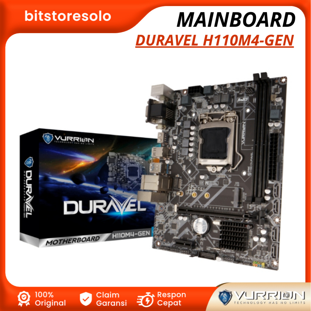 Motherboard Mainboard Mobo Vurrion Duravel H110M4-GEN H110
