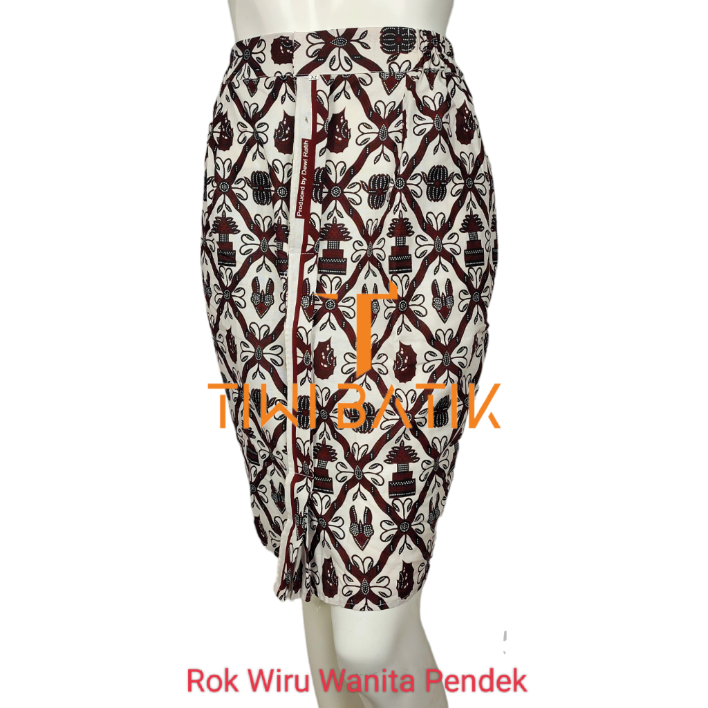 Rok Wiru Wanita Pendek Motif Batik Jogja