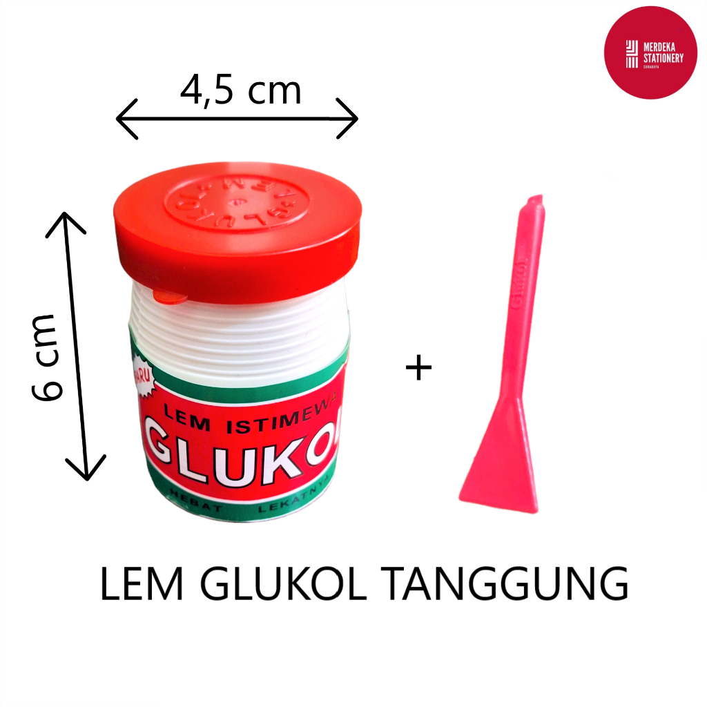 

Lem/Lim/Perekat/Glue Colek/Tolet Kertas/Serbaguna Glukol Tanggung/Sedang/Medium 85 gram