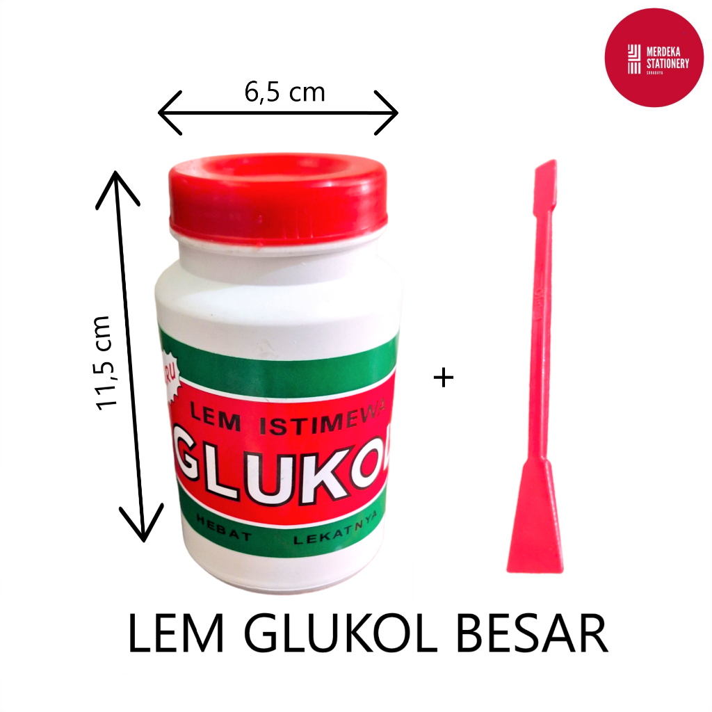 

Lem/Lim/Perekat/Glue Colek/Tolet Kertas/Serbaguna Glukol Besar/Jumbo 350 gram