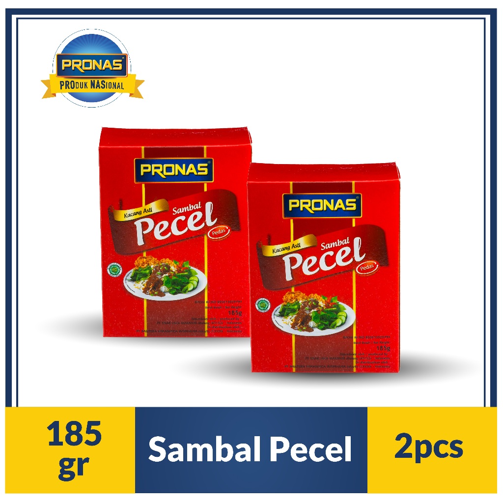 

Pronas Pecel Pedas Sedang 185 g (Bundling 2 pcs)