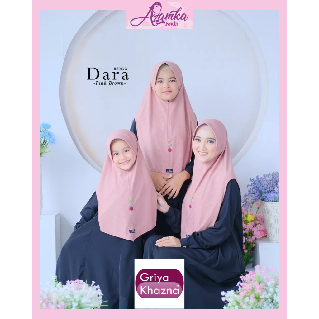 Azamka Kerudung Jilbab Daily Wanita Dewasa Bergo Dara Series