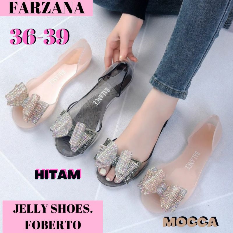 (COD)SPATU SEPATU JELLY SHOES JELLYSHOES PANSUS KACA PITA CEWE CEWEK WANITA IMPOR IMPORT KOREA MURAH